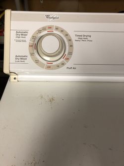 Whirlpool dryer.