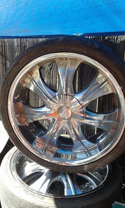 20 inch rims 5lug universal need new tires could not tell you bolt pattern