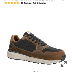 Carhartt men’s steel toe shoes sz 9m