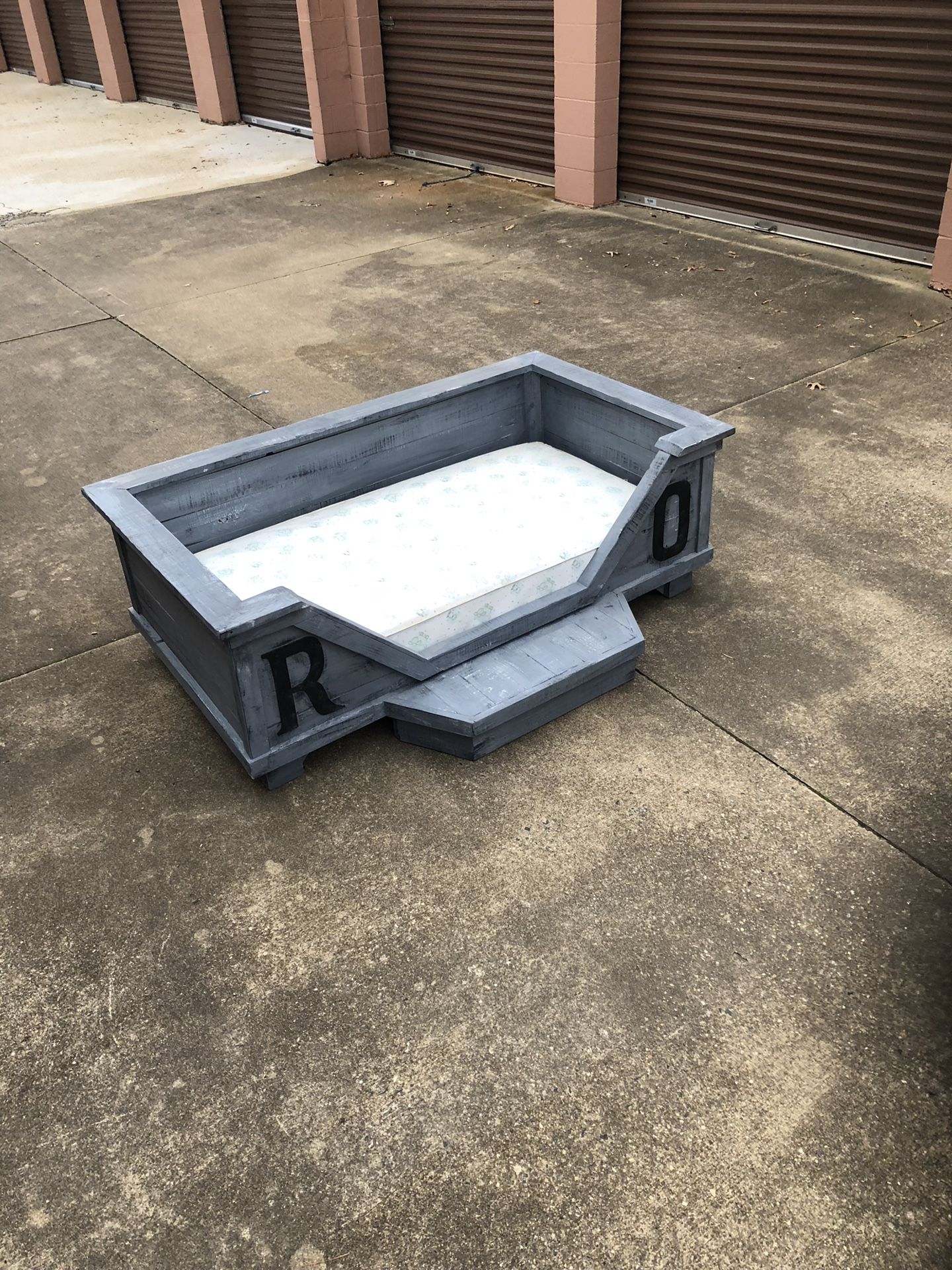 Custom made dog beds. These are large, well built beds for your best