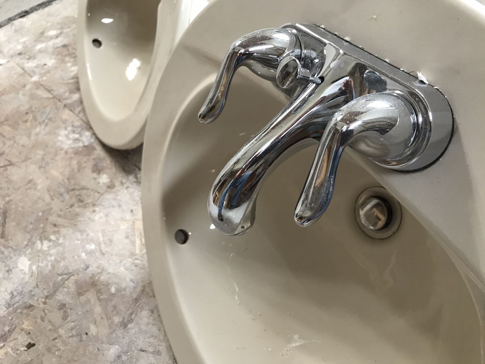 Sink bowl and faucet