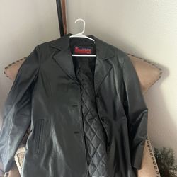 Vintage Black leather Jacket 