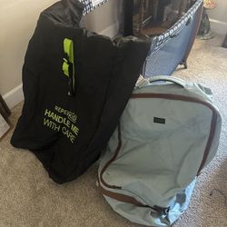 Car Seat And Stroller Protective Carrier Travel Bags | Sold Together
