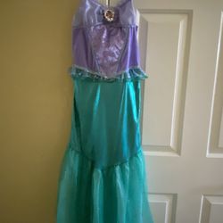 Kids Mermaid Costume Dress For 7-9yrs Old