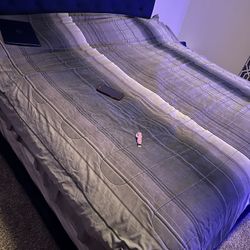 Queen bed Boxspring Mattress N Headboard