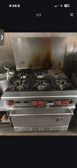 Comercial stove