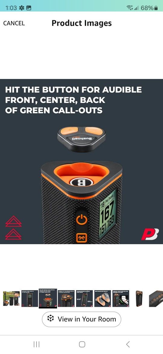 Bushnell Wingman View Golf Speaker
- $120