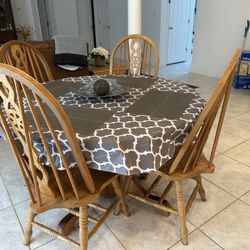 Oak dining Table Set