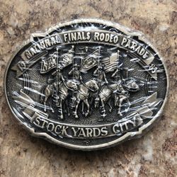 1983 National Final Rodeo Buckle
