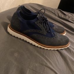 Johnston and Murphy Oxford Wingtip Suede