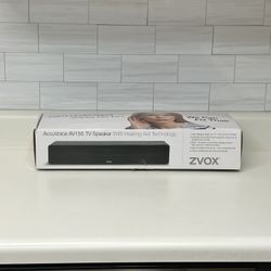 ZVOX AccuVoice TV Speaker With Hearing Aid Technology Model AV155