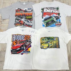 NASCAR Vintage Men’s Double Sided Shirts Lot