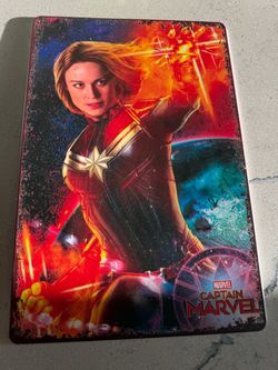 Marvel Captain Marvel Metal Tin Sign