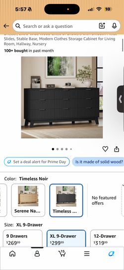 9 Drawer Dresser