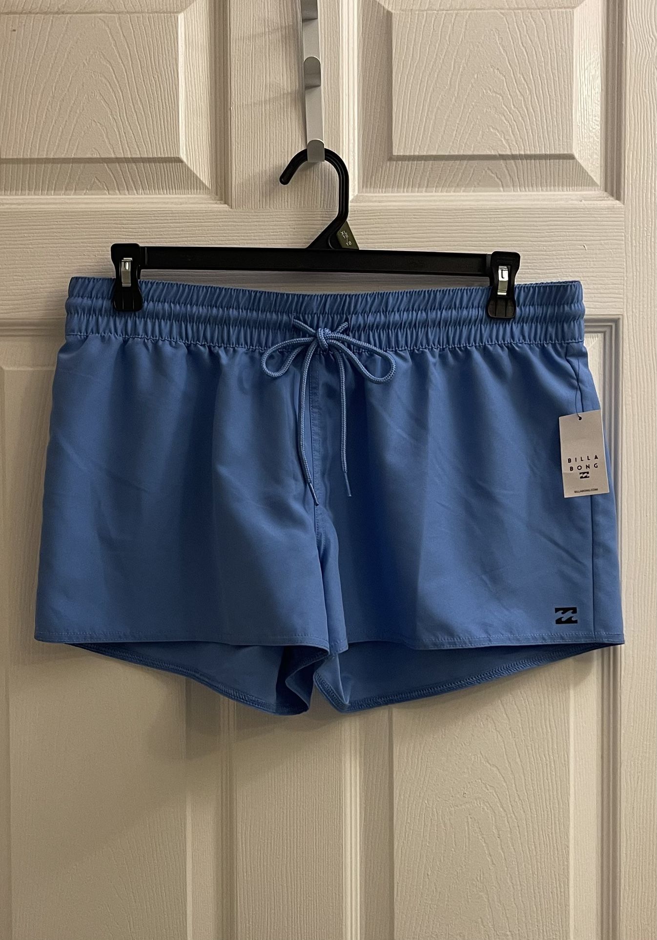 Brand New Ladies Blue Active Shorts Size XL