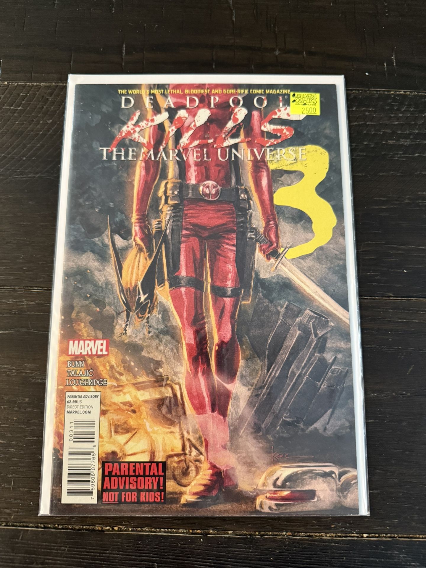 Deadpool Kills Marvel 3 Comic Book