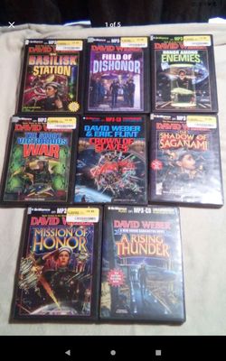David Weber audio CD books (26)(North Arlington)(READ BEFORE MESSAGE)