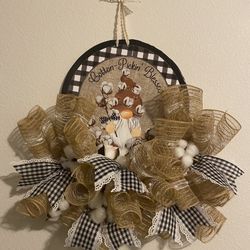 Cotton Pickin Blessed Wreath Rail