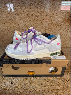 DS Nike Off-White Dunk Low Lot 47 of 50  Size-10.5