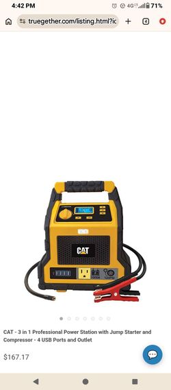 Cat battery jumper