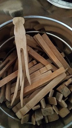 Old vintage clothes pins