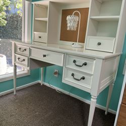 Kid's Desk Blythe Storage And Hutch Pottery Barn Retails:1,100 for