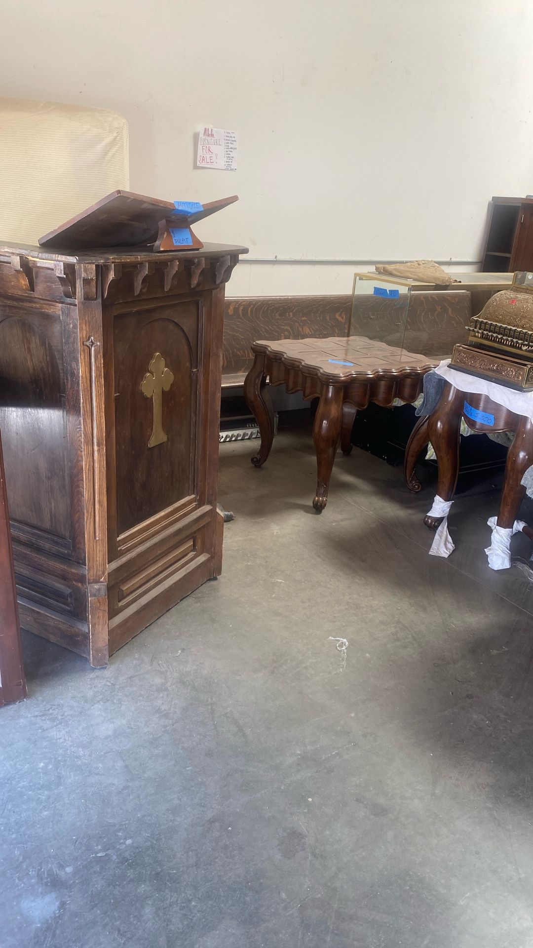 Antique Church Pulpit