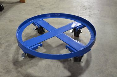 Vestil DRUM-HD 2,000 lb. Capacity 4 Wheel Heavy Duty Drum Dolly w/ Brakes