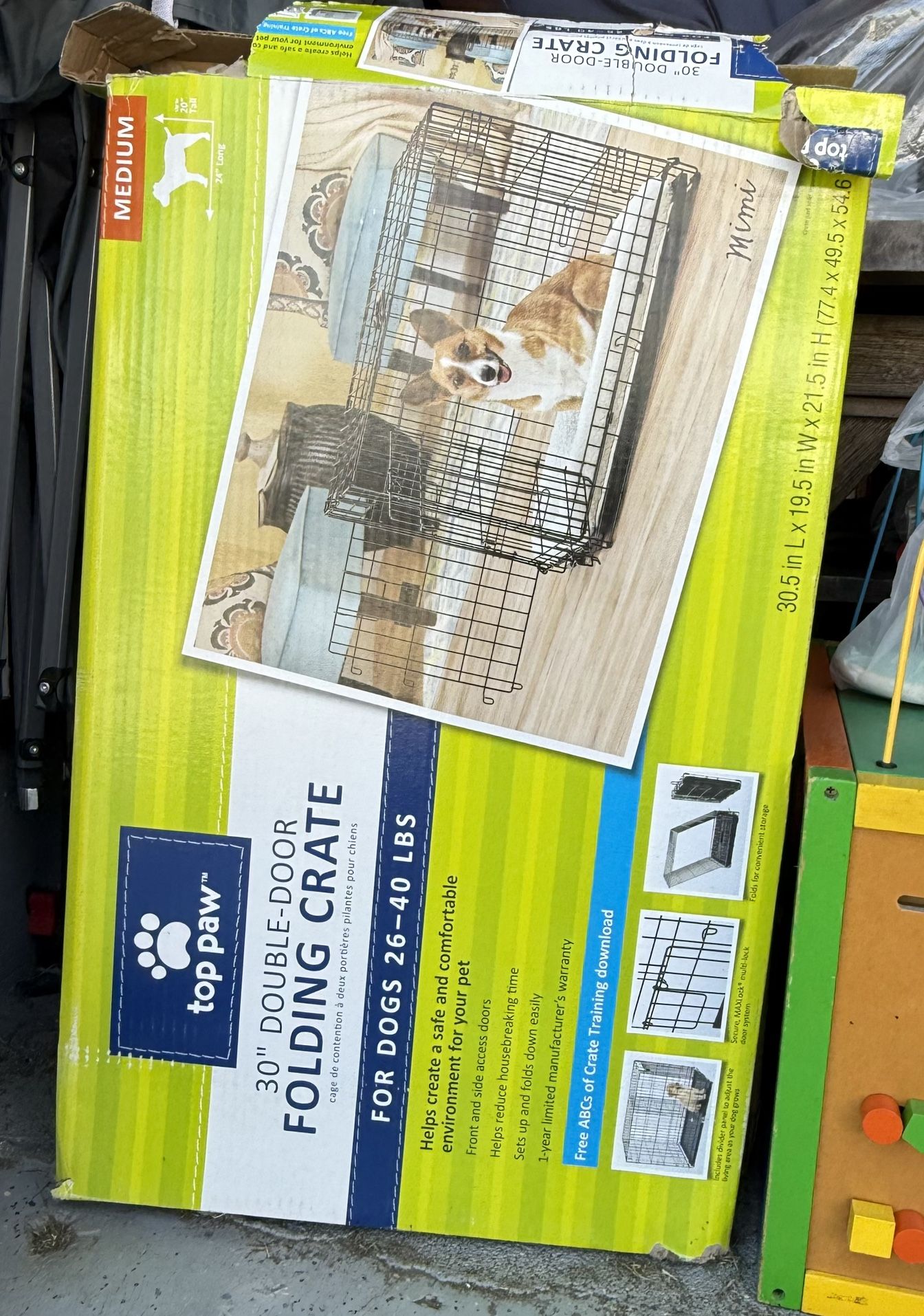 Folding Dog Crate