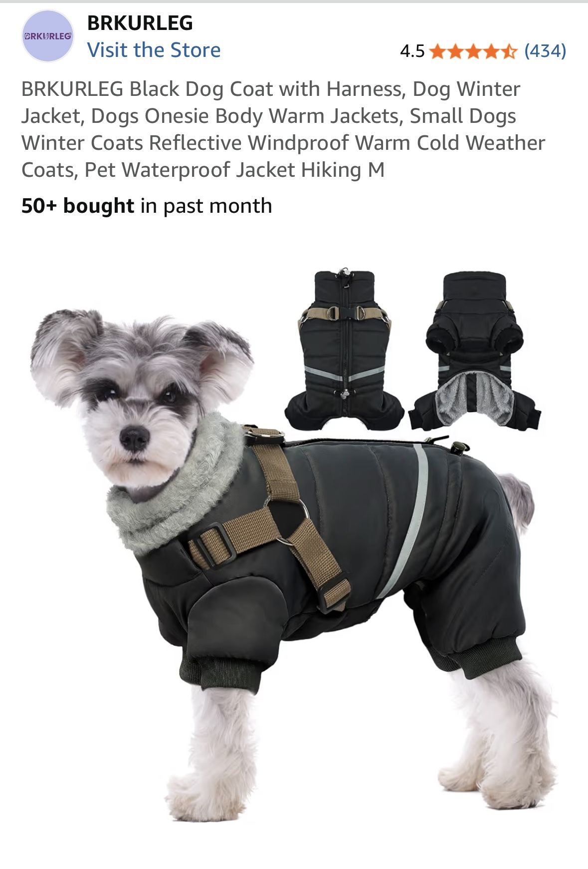 Puffy Dog Jacket