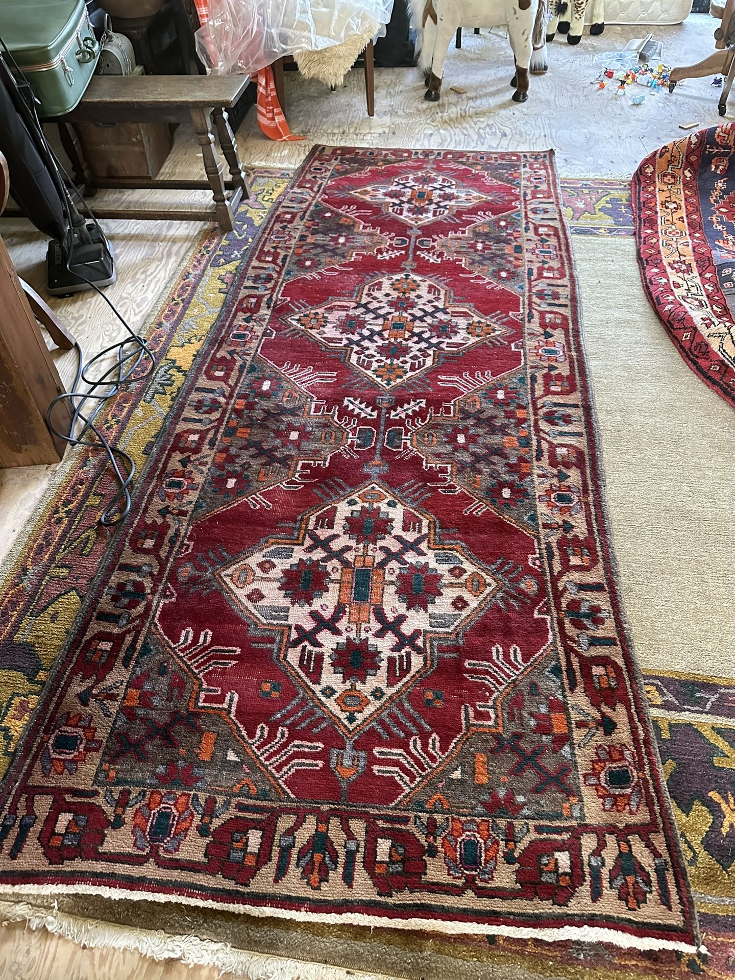 Persian Rug Wool Runner 10x3