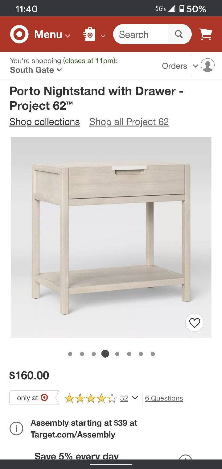 Project 62 porto nightstand deals