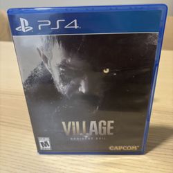 PS4 Resident Evil Village RE8