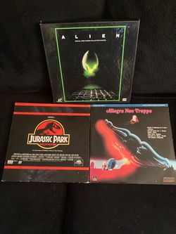 Laserdisc lot of 3