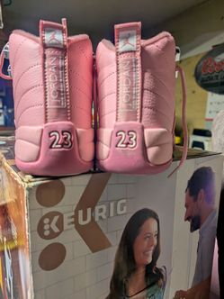 JORDAN AIR 12 pink high top'