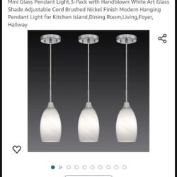 3 Pack Of Pendant Lights