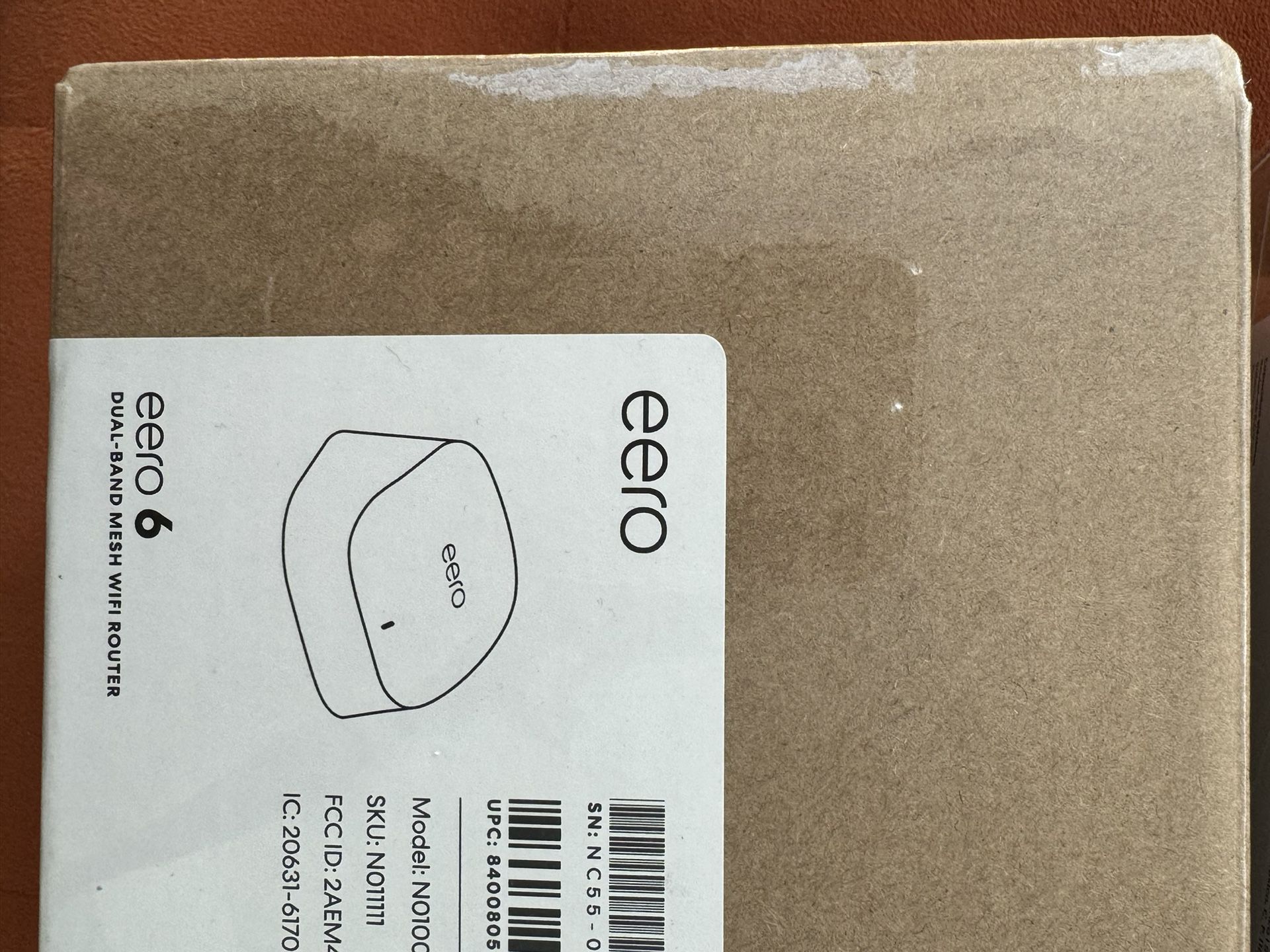 Eero 6 dual-band Mesh WiFi router (2 Brand New)