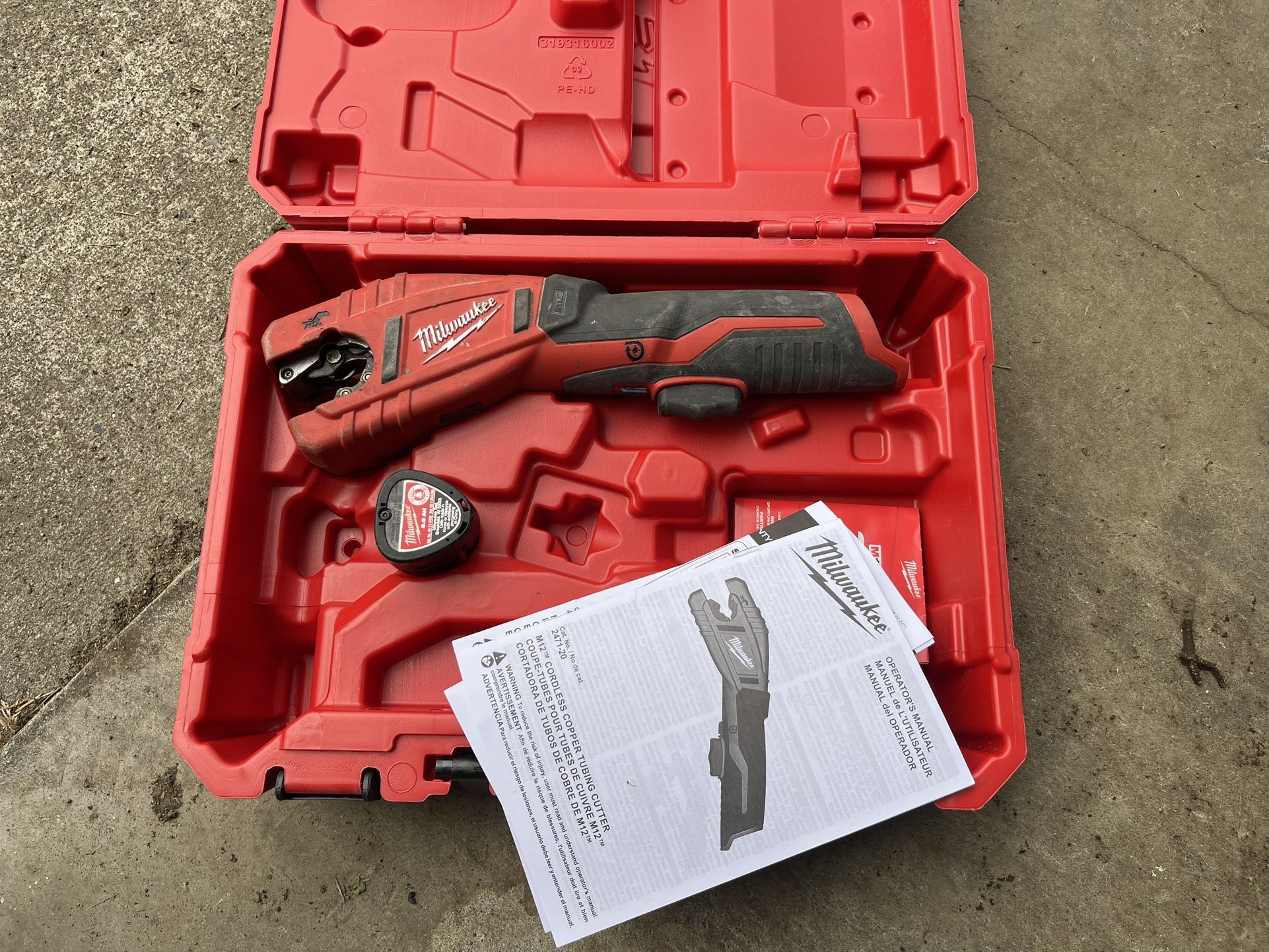 Milwaukee copper cutter