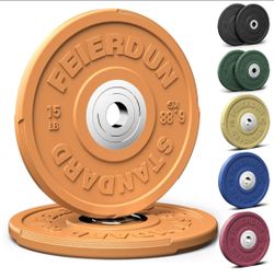 Feierdun Olympic plate 15 lb pair