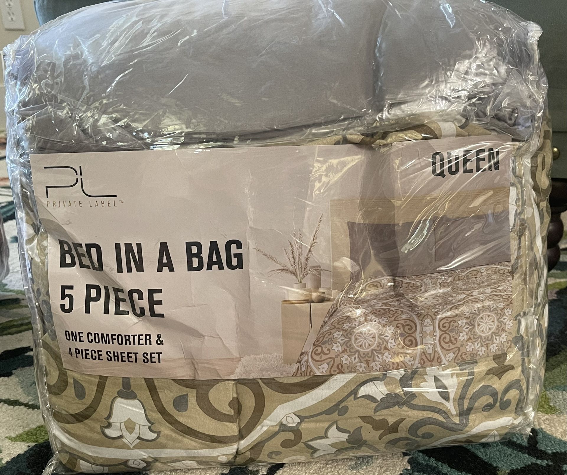 5 Piece Comforter Set Size Queen