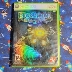 Bioshock 2 Original Microsoft Xbox 360 One S X Game Disc, Case, Artwork, Manual, Inserts Inlcuded