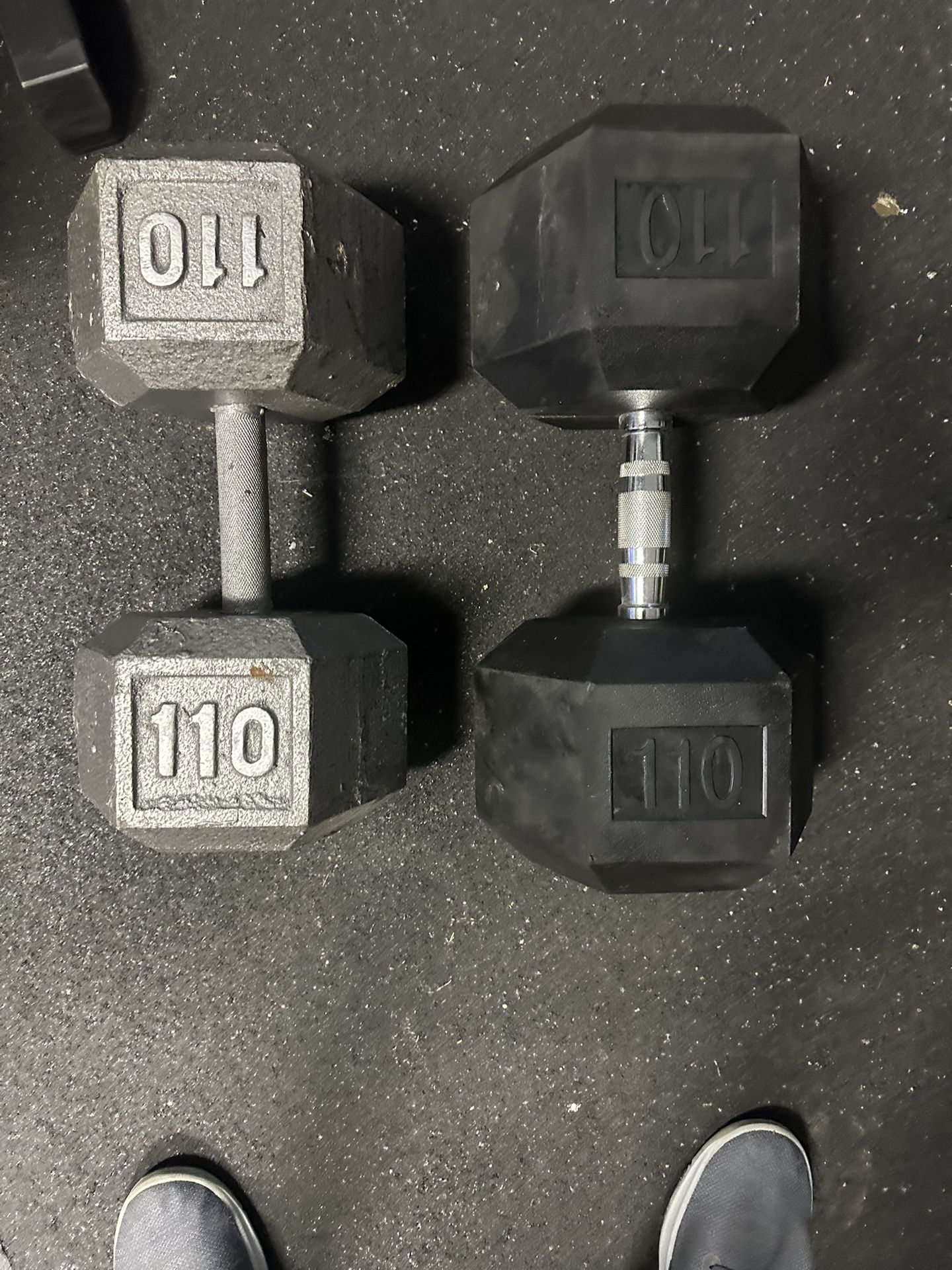 110lb dumbbell Pair