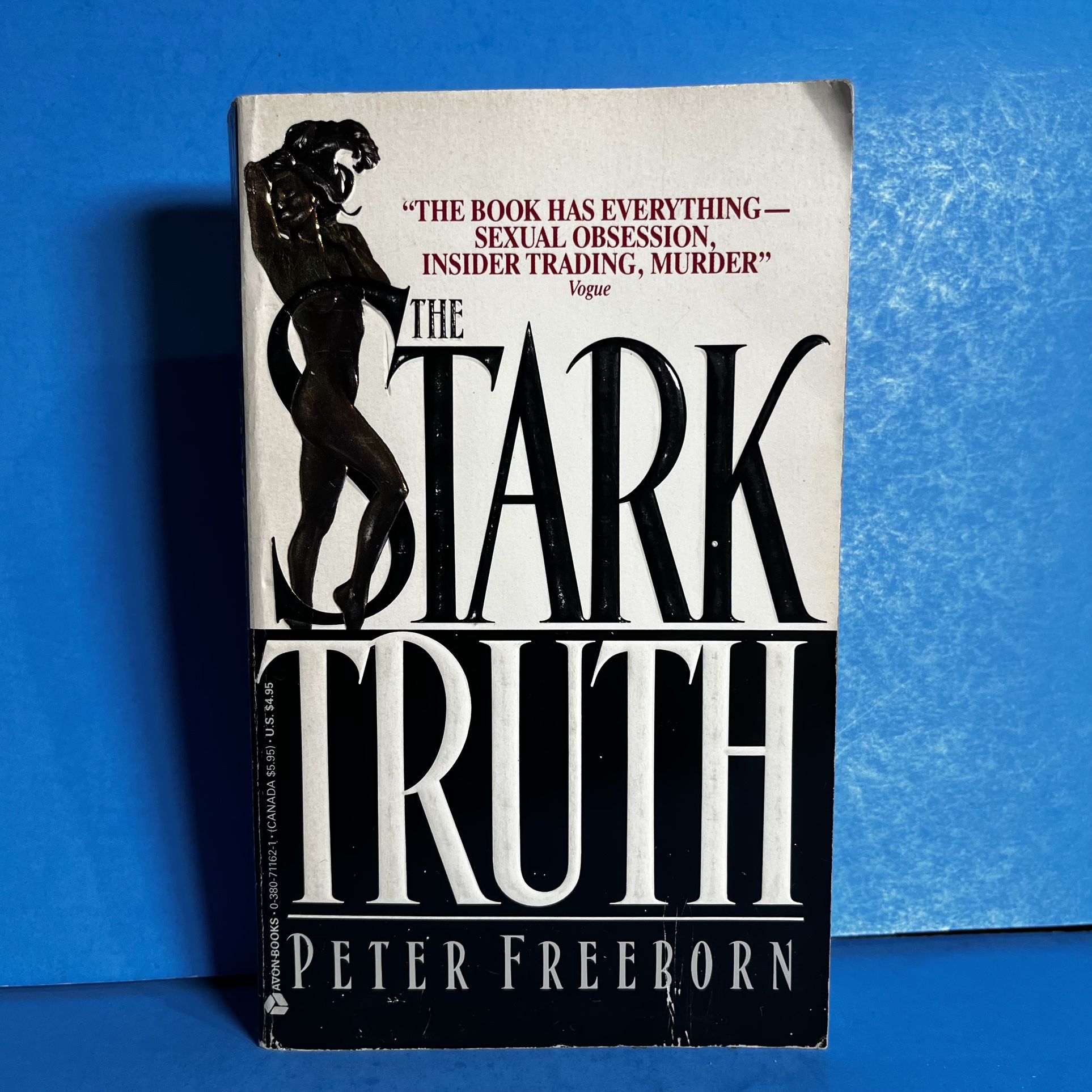 The Stark Truth by Peter Freeborn (1990 Avon Books) Vintage Thriller Novel