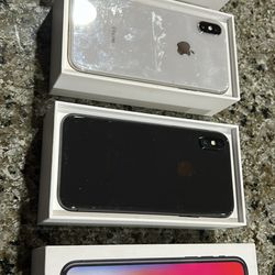 iPhone X 256gb  Unlocked With Box And Charger 