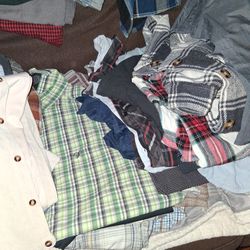 I HAVE LIKE 40 MEN SHIRTS  $5 EACH LESS IF YOU BUY THEM ALL PICK UP IN SUN VALLEY 