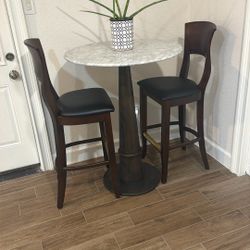 Bar Table And 2 Chairs