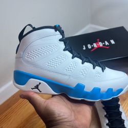 Air Jordan 9 “Powder Blue” FQ8992 101 Size 9.5M/10
