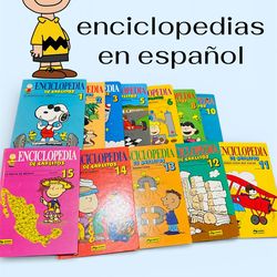 Libros para niños en español de charlie brown encyclopedia aprende de manera divertida para niños sabelotodo 13 libros lo que miras es lo que tienes