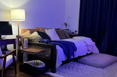 Handmade Charred Pine Full-Sized Daybed / Sofa —$999