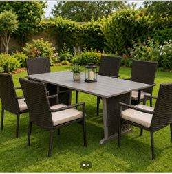Outdoor dining table set
